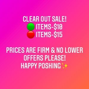 SALE SALE SALE!